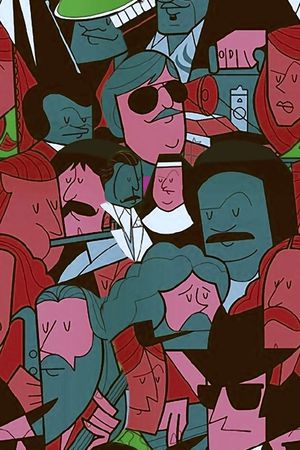 抽象印花华亿平台图片