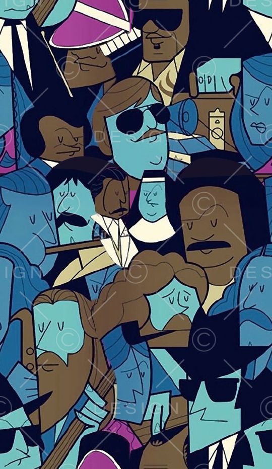 抽象印花华亿平台图片