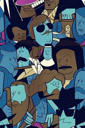 抽象印花华亿平台图片