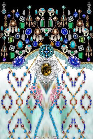 女装华亿平台印花华亿平台图片