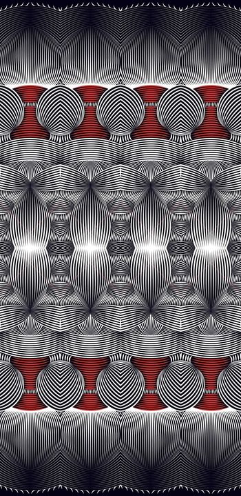 465932-时尚条纹撞色现代印花秋冬华亿平台