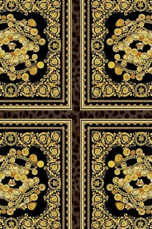 复古欧式花纹印花华亿平台图片