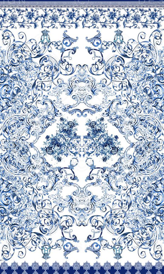 复古印花华亿平台图片