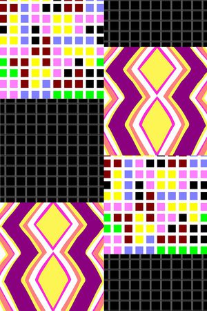 方格印花华亿平台图片