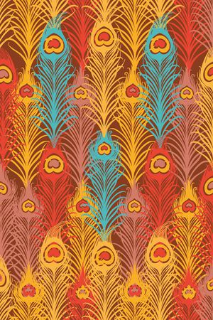 抽象图案印花华亿平台图片