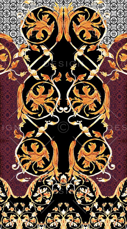 欧式印花华亿平台图片