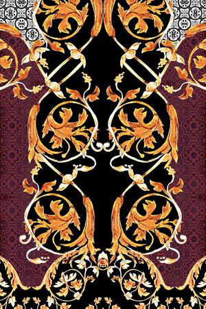 欧式印花华亿平台图片