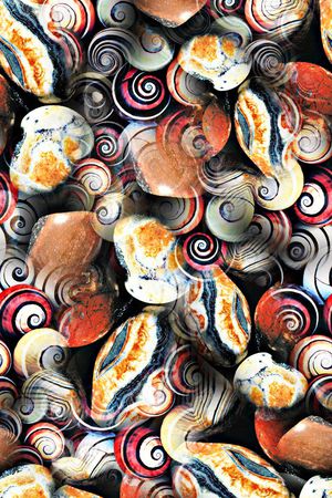 五彩印花华亿平台图片