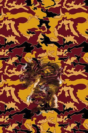 中国风印花华亿平台图片