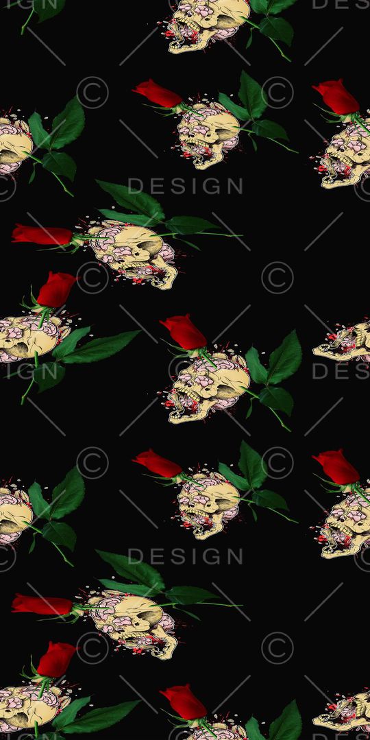 骷髅印花华亿平台图片