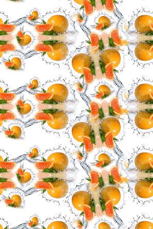 橘子组合印花华亿平台图片