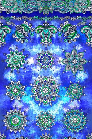 民族风印花华亿平台图片