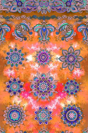 民族风印花华亿平台图片