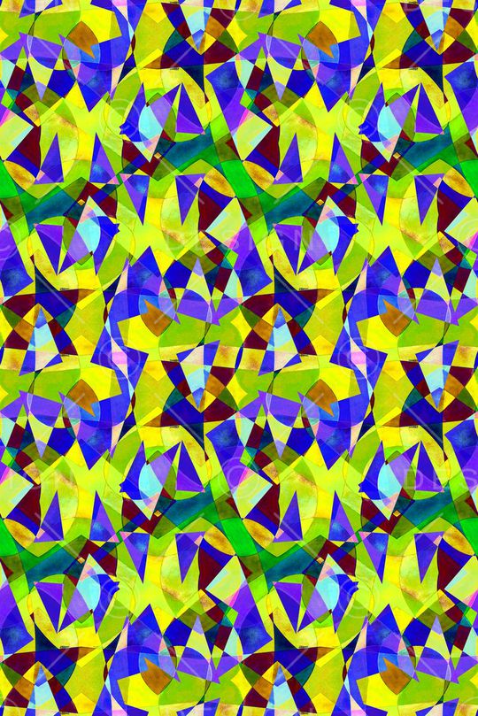 彩色格纹印花华亿平台图片