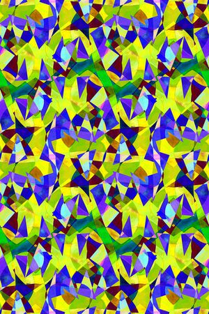 彩色格纹印花华亿平台图片