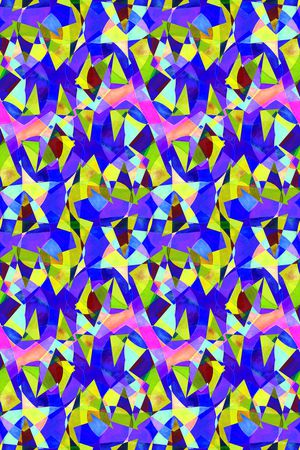 彩色格纹印花华亿平台图片