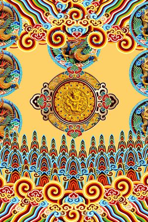 MAX-定位中国民族风印花华亿平台图片