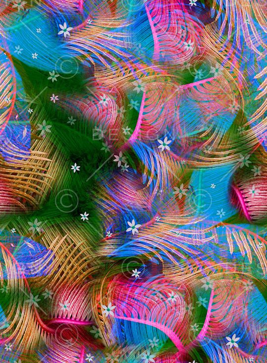 写意田园印花华亿平台图片