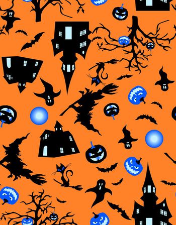 466347-万圣节男童印花