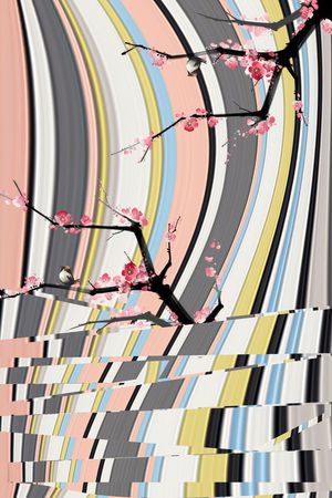 潮流时尚印花华亿平台图片