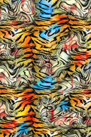 动物皮纹印花华亿平台图片