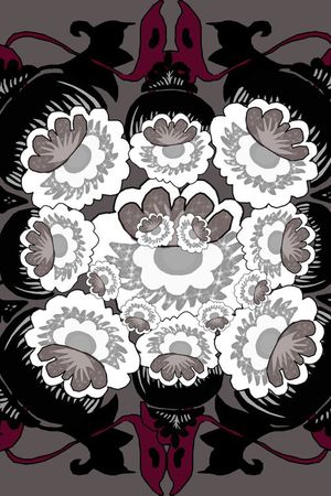 复古印花华亿平台图片