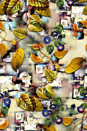 抽象印花华亿平台图片