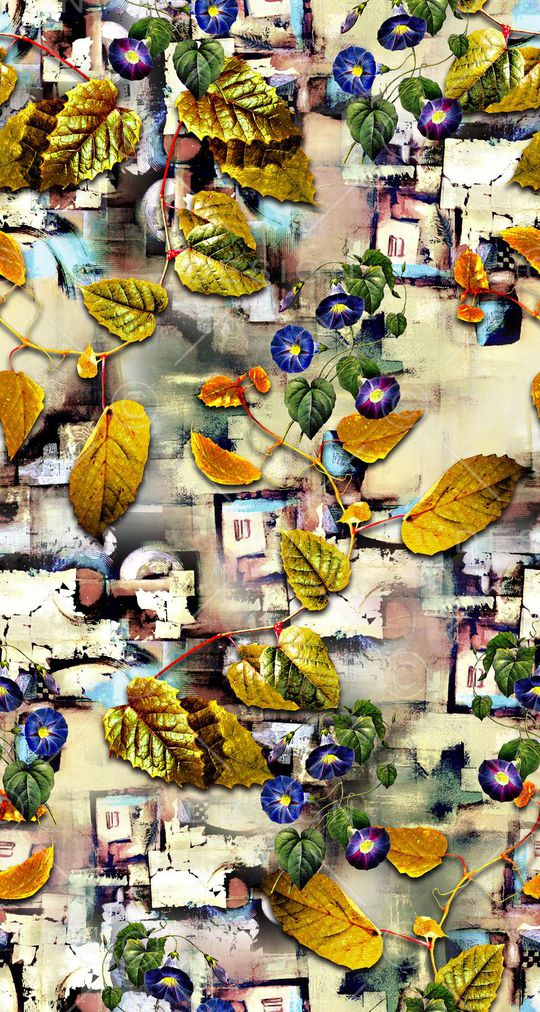 抽象印花华亿平台图片