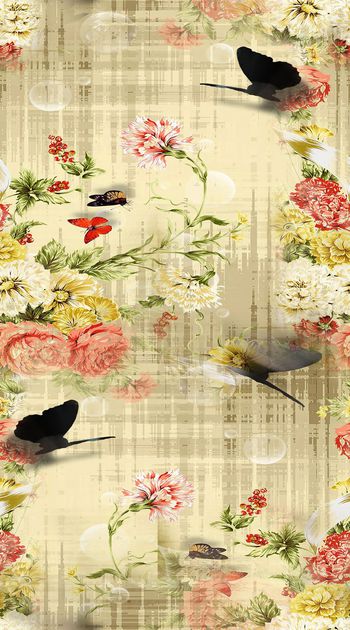 466633-仿真花卉3D图