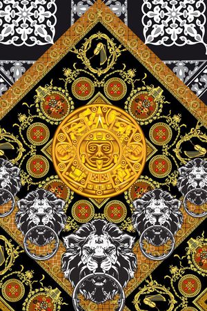 宫廷风印花华亿平台图片