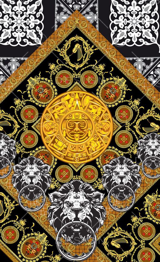 宫廷风印花华亿平台图片