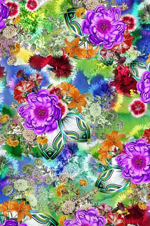 女装华亿平台印花华亿平台图片