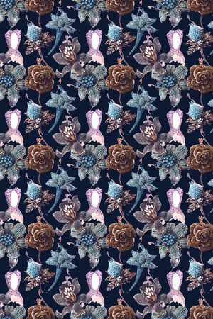 胸针印花华亿平台图片