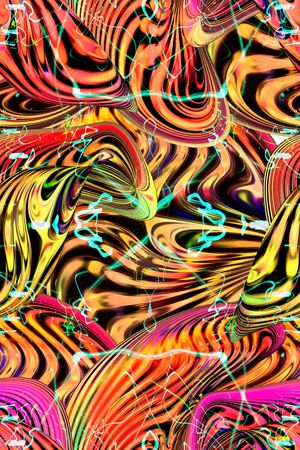 抽象印花华亿平台图片