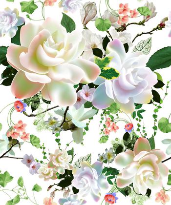 466808-漂亮的花卉2好看