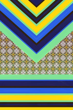 条纹印花华亿平台图片