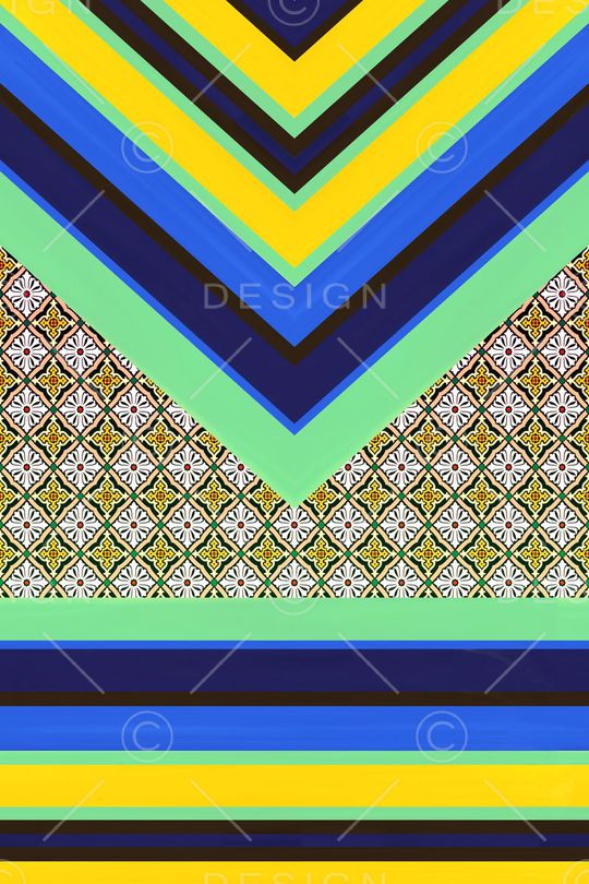 条纹印花华亿平台图片