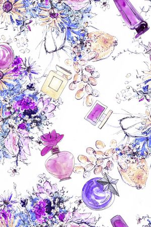 花卉香水印花华亿平台图片