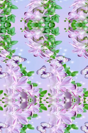 波浪形印花华亿平台图片