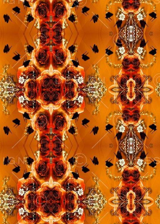 宫廷色印花华亿平台图片