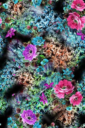 女装华亿平台印花华亿平台图片