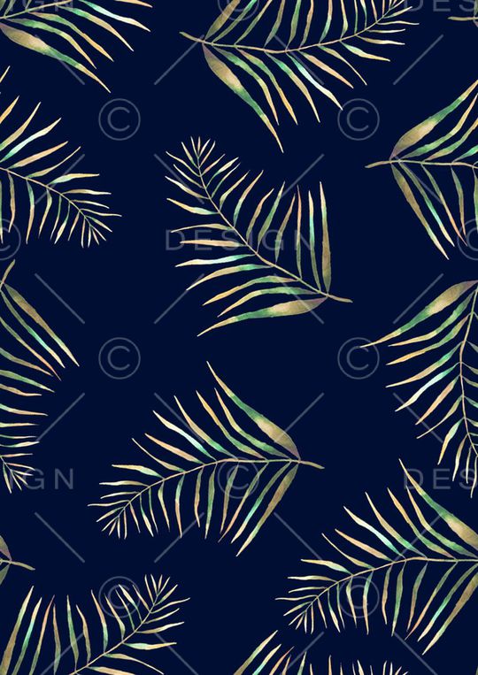 热带风情印花华亿平台图片