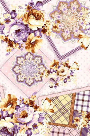 格纹印花华亿平台图片