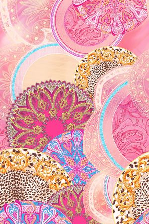 花纹印花华亿平台图片