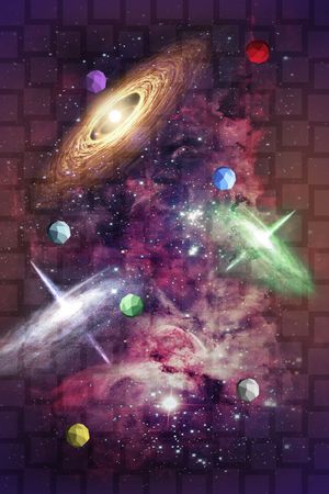 几何印花华亿平台图片