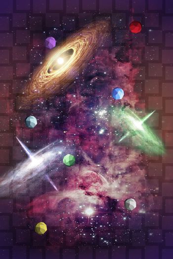 几何印花华亿平台图片