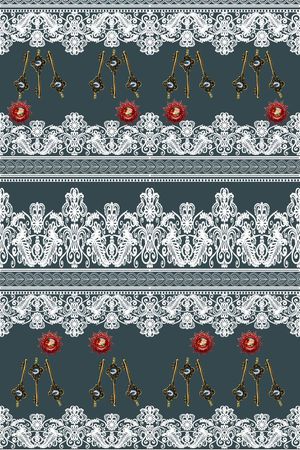 蕾丝印花华亿平台图片