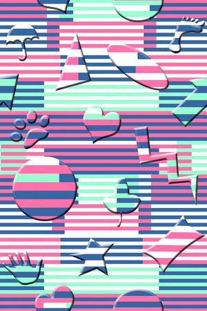 浮雕放大效果印花华亿平台图片