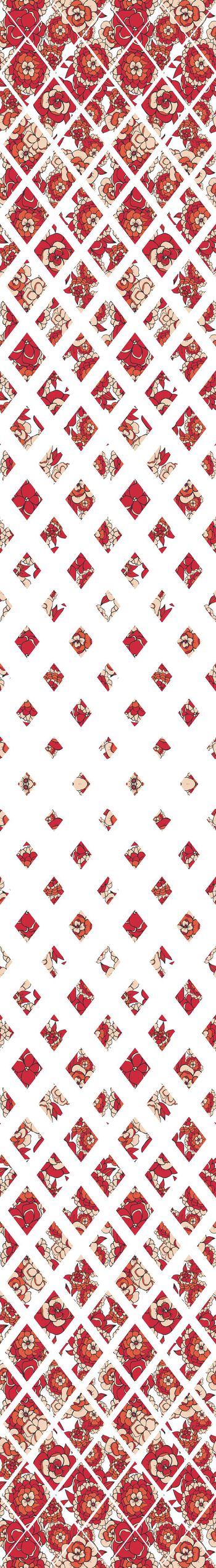 467151-渐变几何大花女装定位传统印花