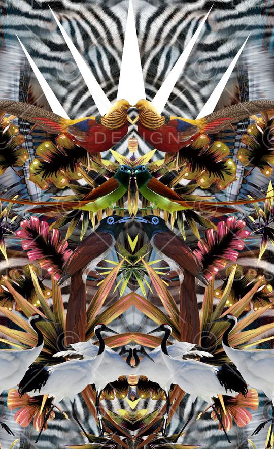 潮流时尚印花华亿平台图片